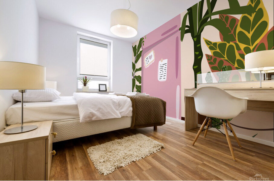 Botanical Kitchen Mural print
