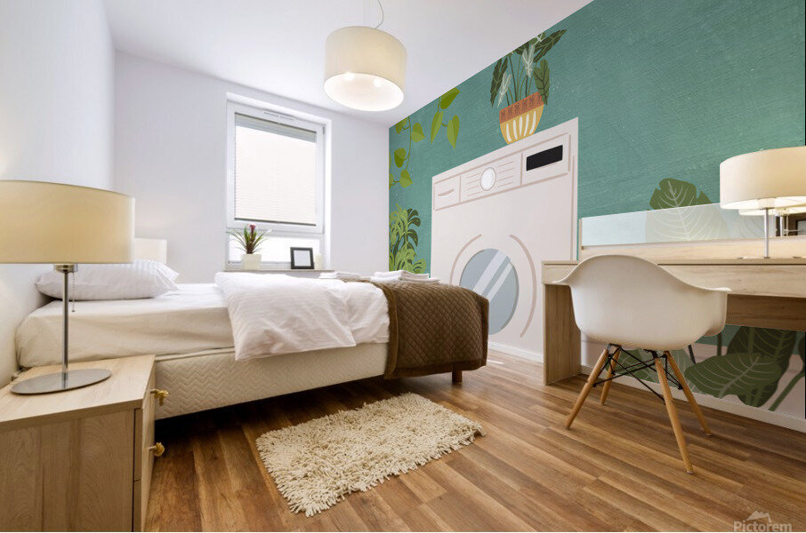 Laundry Room Mural print