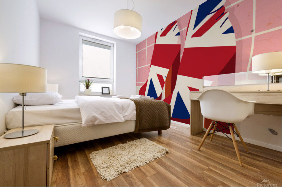 Union Jack Platforms Mural print