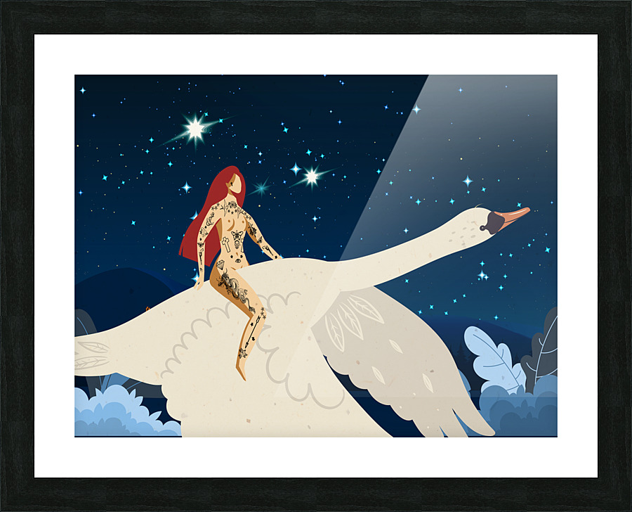 Night Flight Picture Frame print
