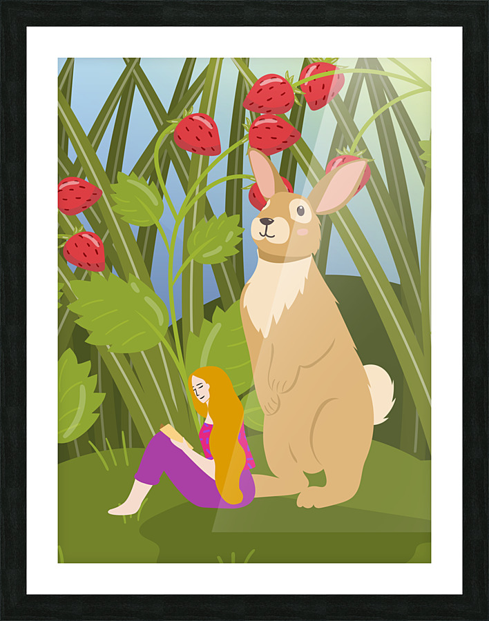 Summer Reading Picture Frame print