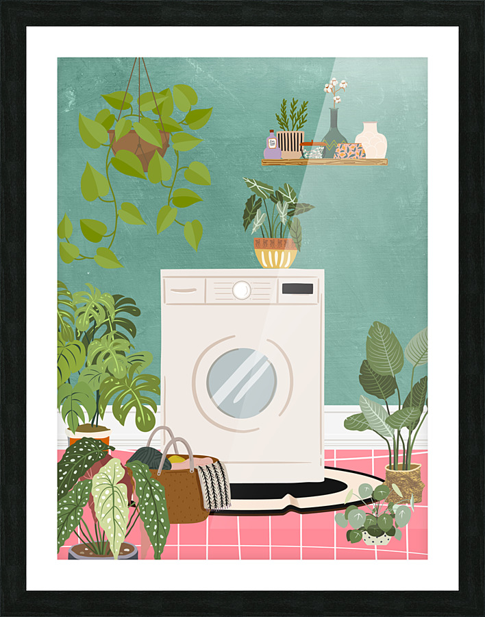 Laundry Room Picture Frame print