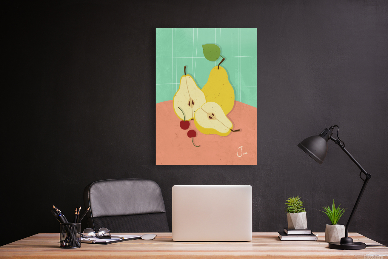 Pears and Cherries Reproduction