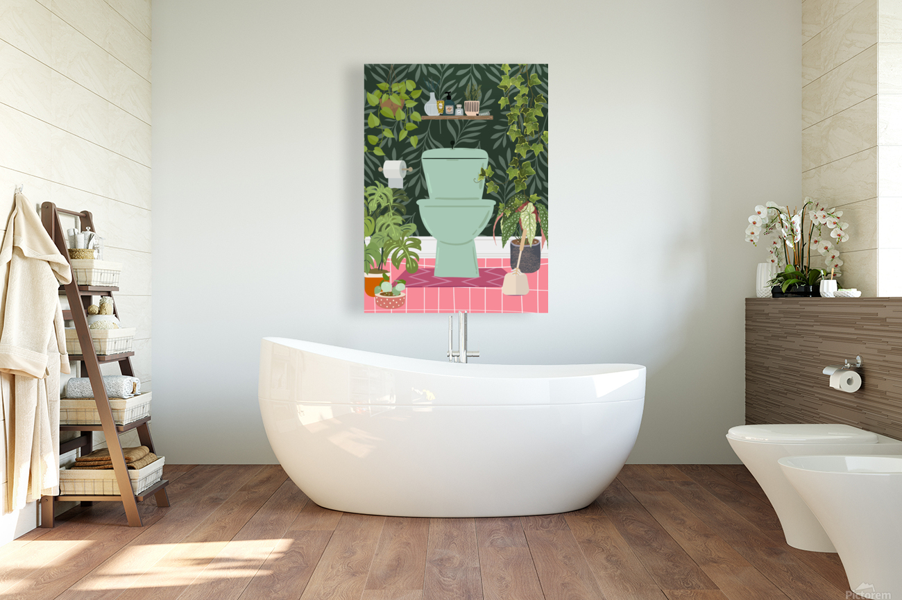 Tropical Bathroom Reproduction