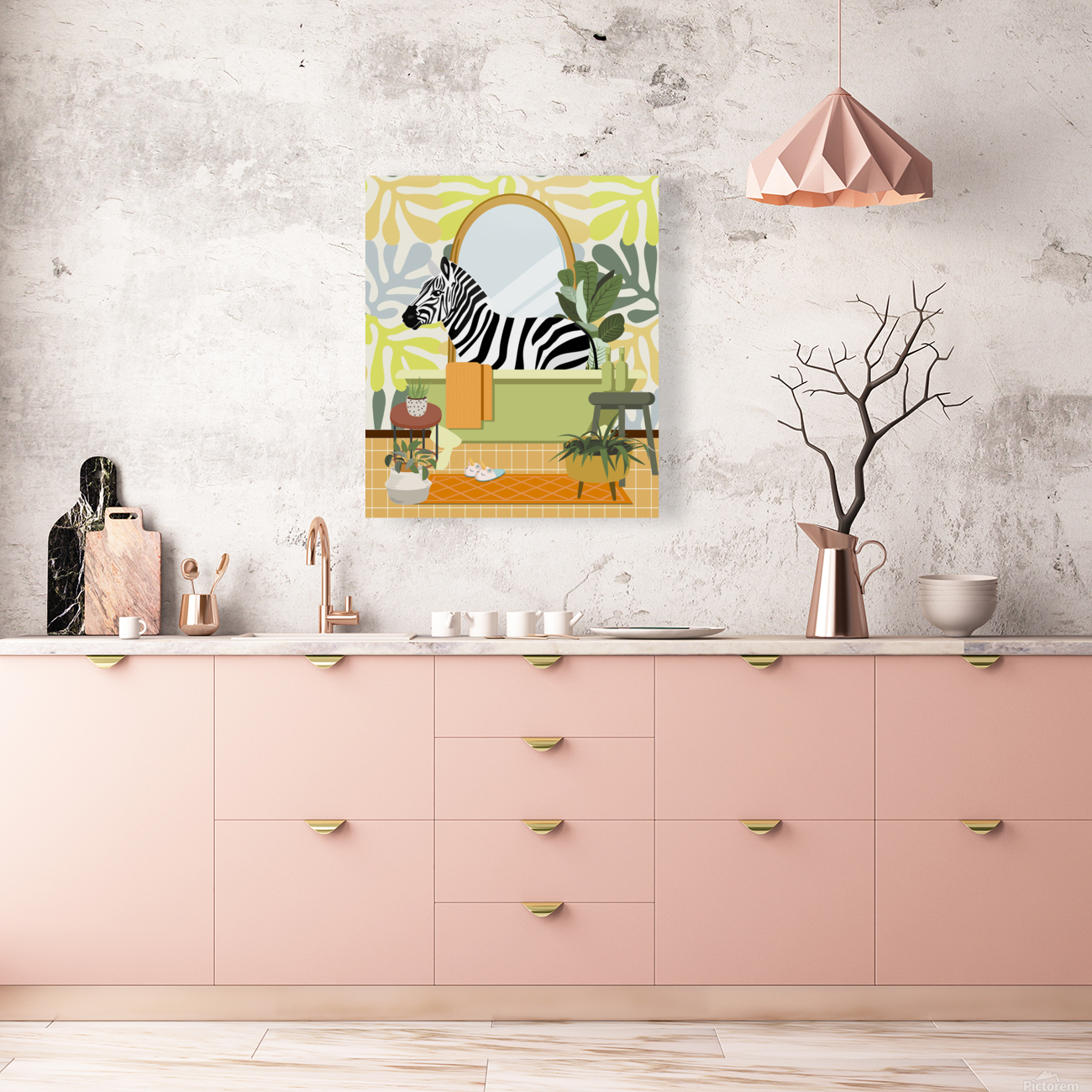 Zebra Bathing Reproduction