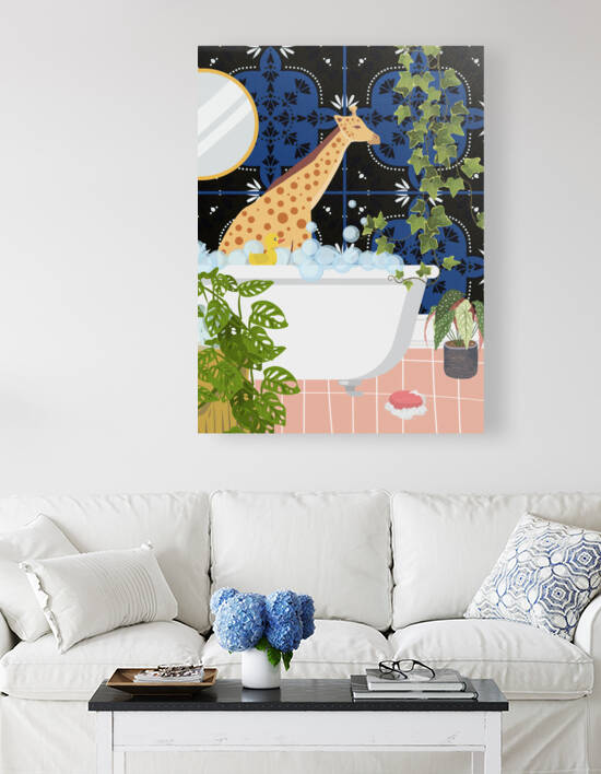 Giraffe in My Bathtub by Jania Sharipzhanova