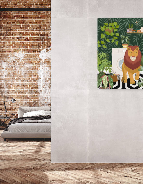 Lion in My Laundry Room by Jania Sharipzhanova