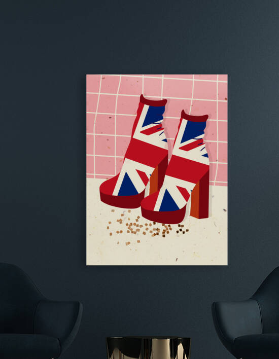 Union Jack Platforms by Jania Sharipzhanova