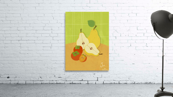 Pears  and Persimmons Wall Preview