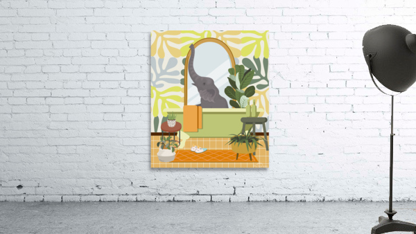Elephant Bathing Wall Preview
