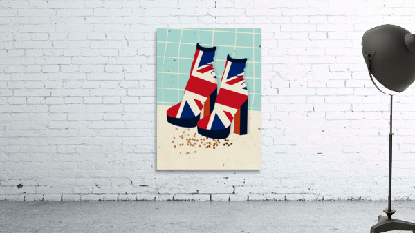 UK Flag Boots Wall Preview