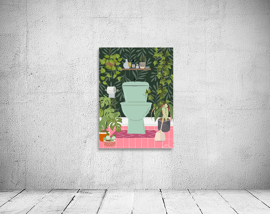 Tropical Bathroom Wall Preview