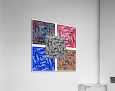 Reclining - Warhol style Acrylic Print
