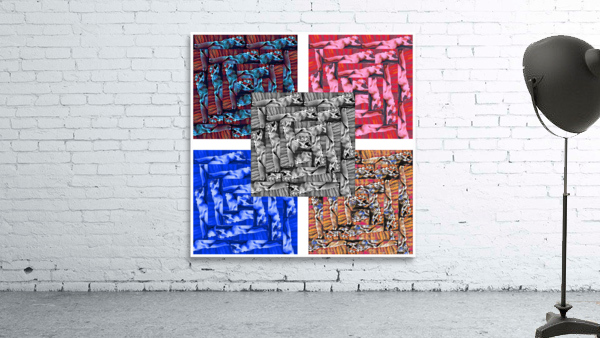 Reclining - Warhol style Wall Preview