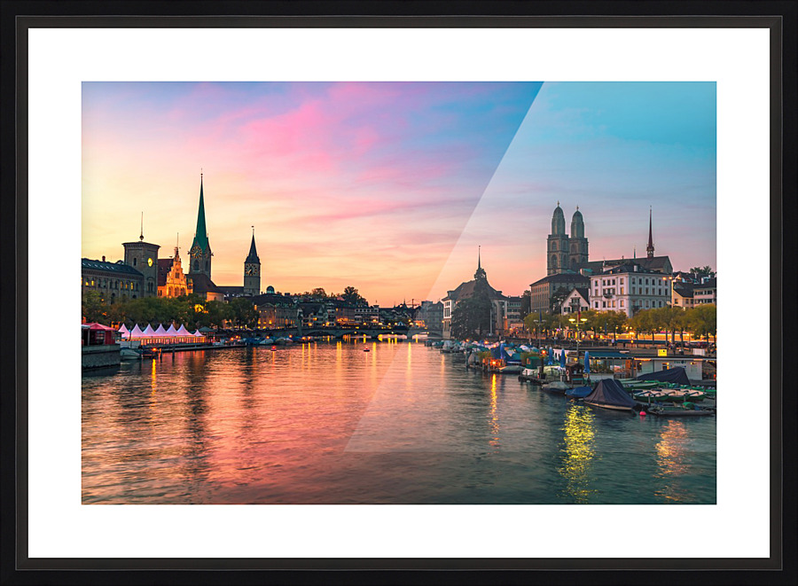 ZÜRICH 05 Picture Frame print