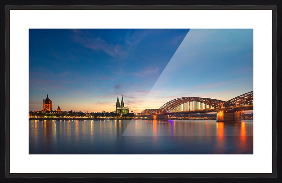 COLOGNE 24 Picture Frame print