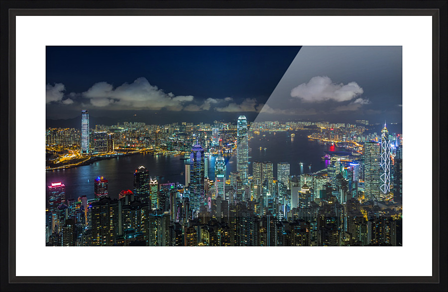 HONG KONG 32 Picture Frame print