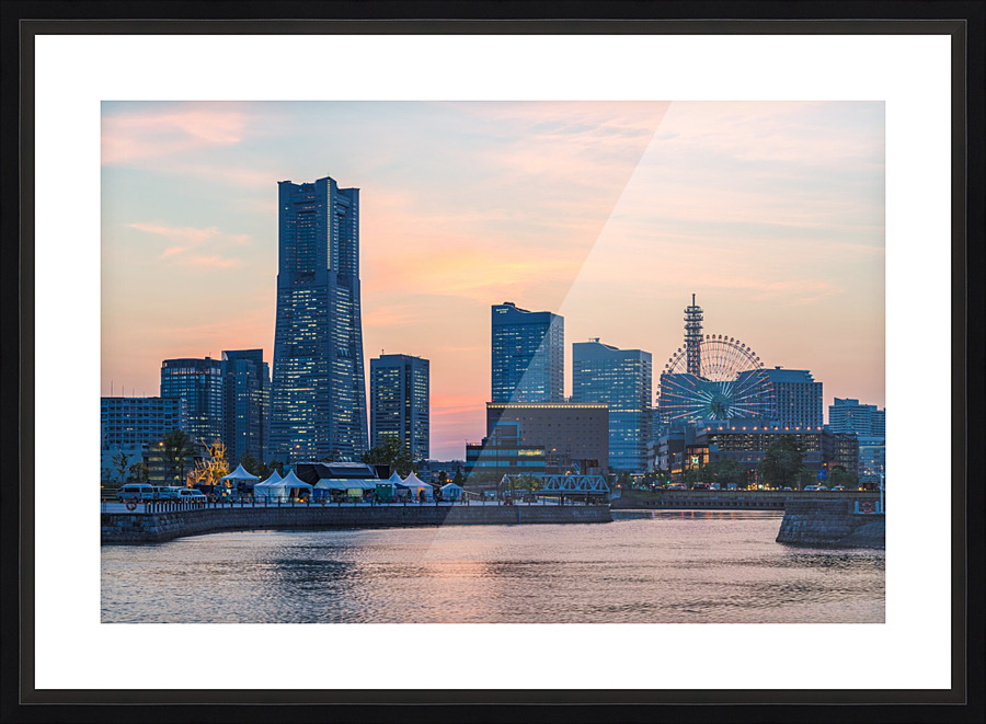 YOKOHAMA 01 Picture Frame print