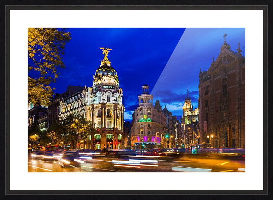 MADRID 01 Picture Frame print