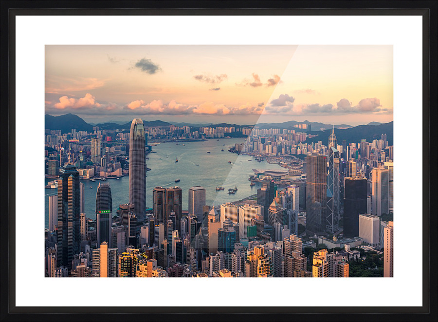 HONG KONG 19 Picture Frame print