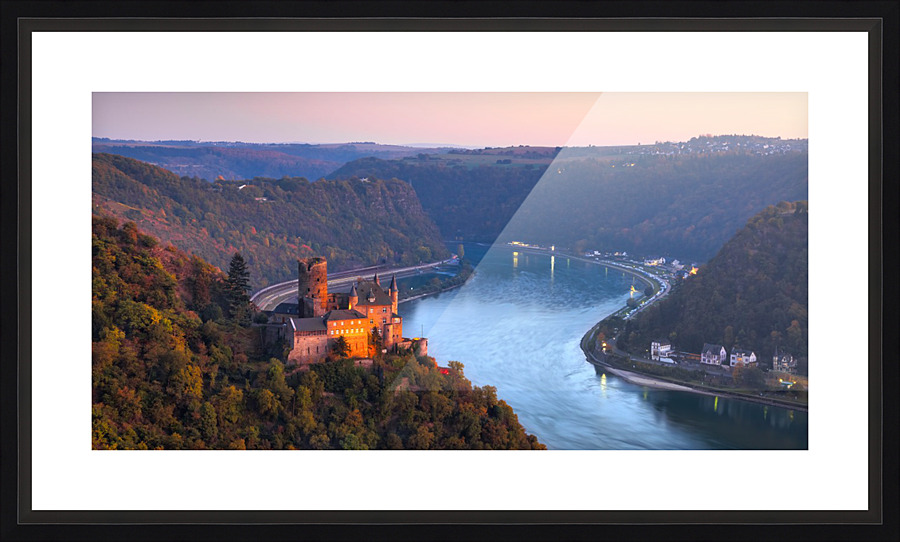 THE RHINE 03 Picture Frame print