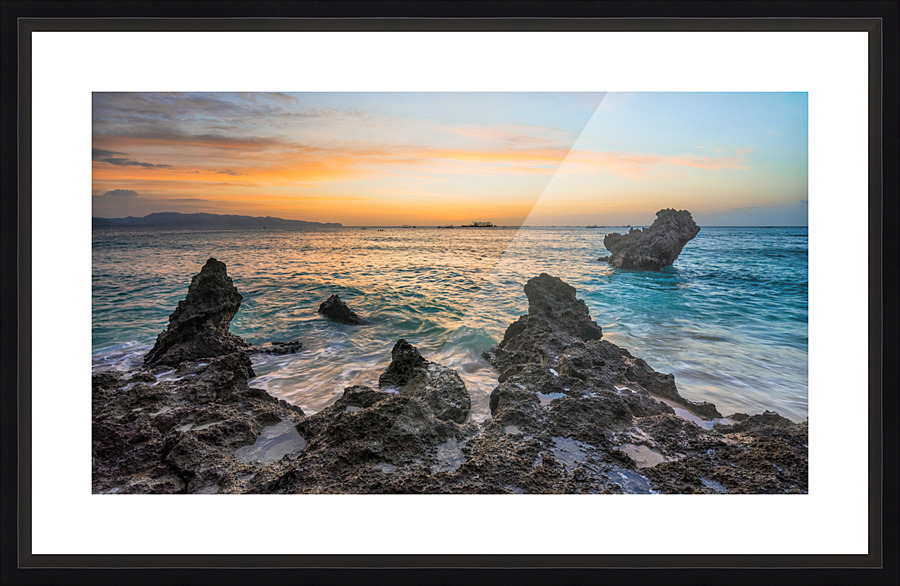 BORACAY 10 Picture Frame print