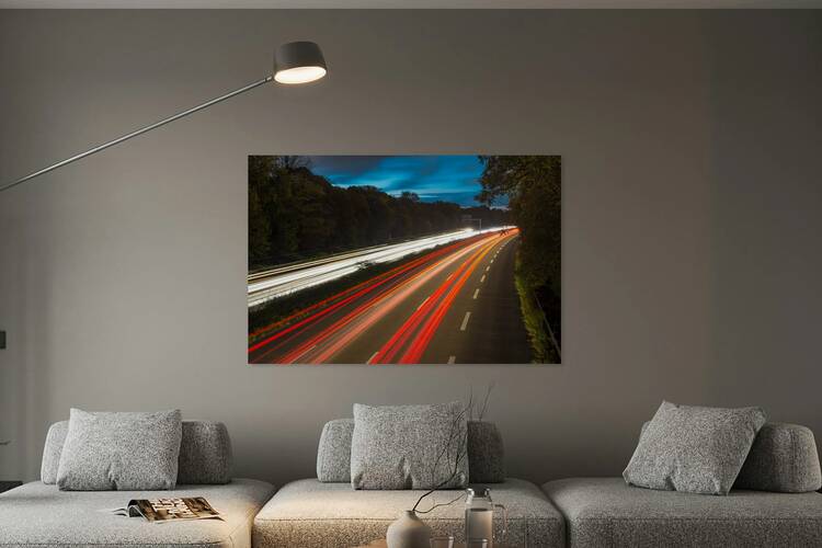 LIGHT TRAILS 01 by Tom Uhlenberg