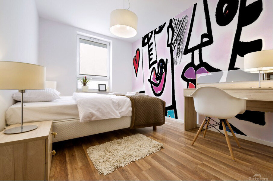 HAPPINESS Mural print