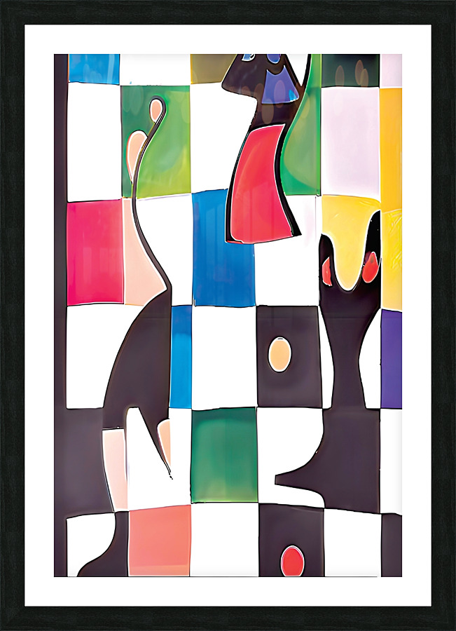 CHESSBOARD Picture Frame print