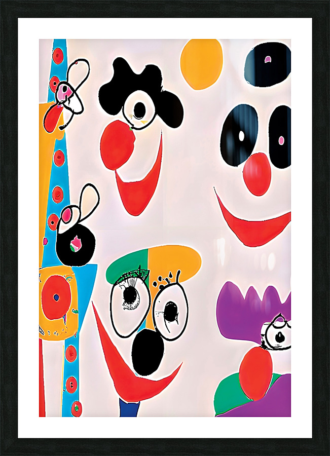 HAPPYCLOWNS Picture Frame print
