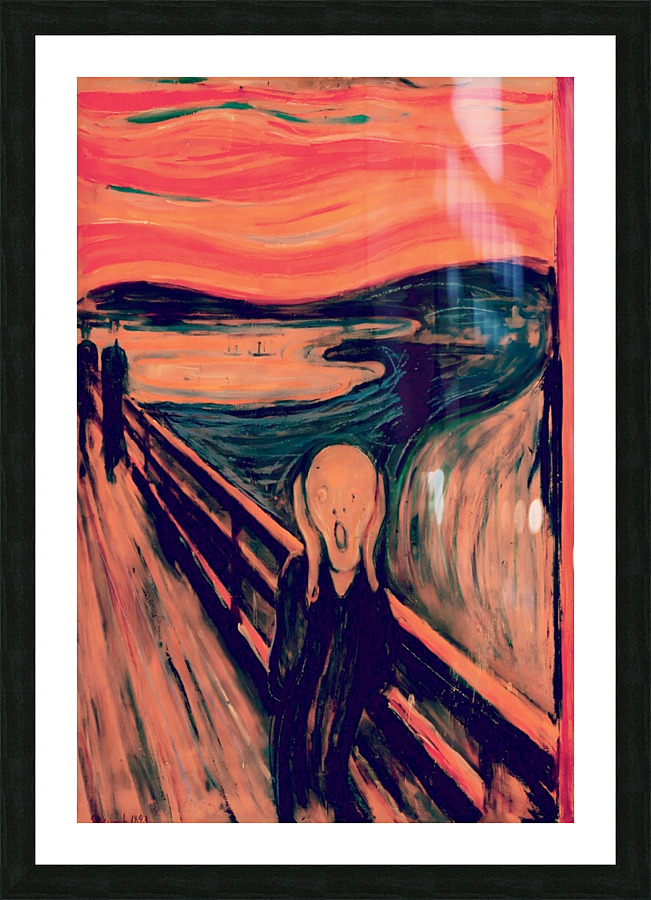 THE SCREAM  Picture Frame print