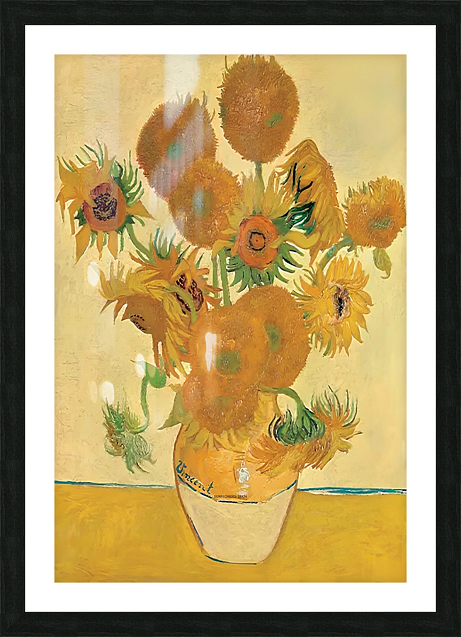 SUNFLOWERS  Picture Frame print
