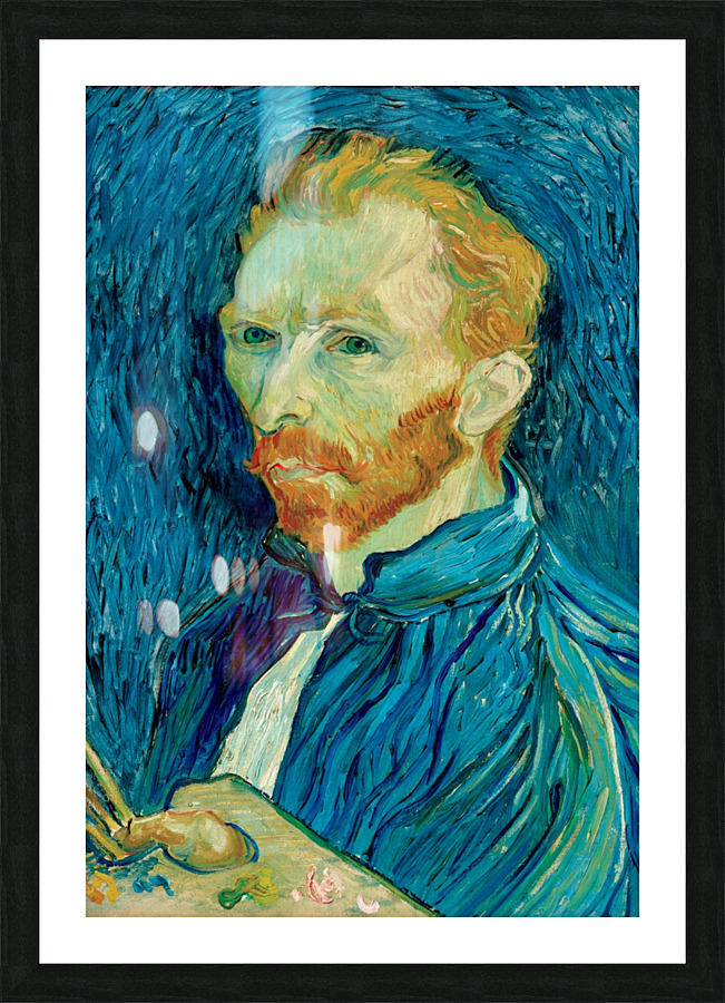 VAN GOGH SELF PORTRAIT  Picture Frame print