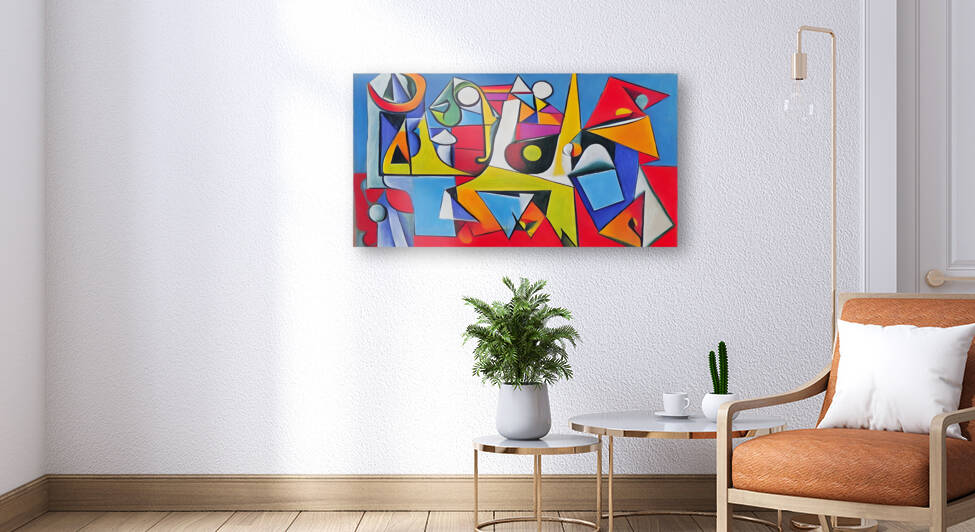 PIACASSO STYLE ART WORK by ArtHouse