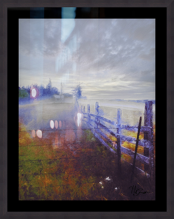 Fence No 2 Picture Frame Printing
