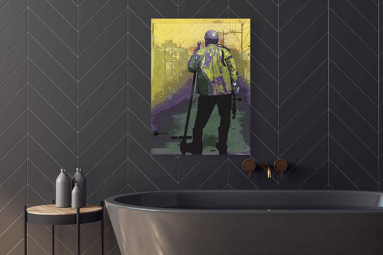 Man at Work Reproduction