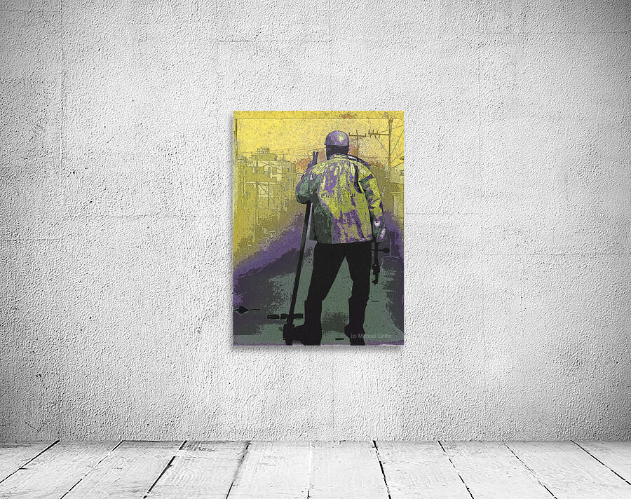 Man at Work Wall Preview