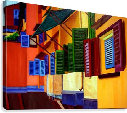 Ponte Vecchio Detail  Canvas Print