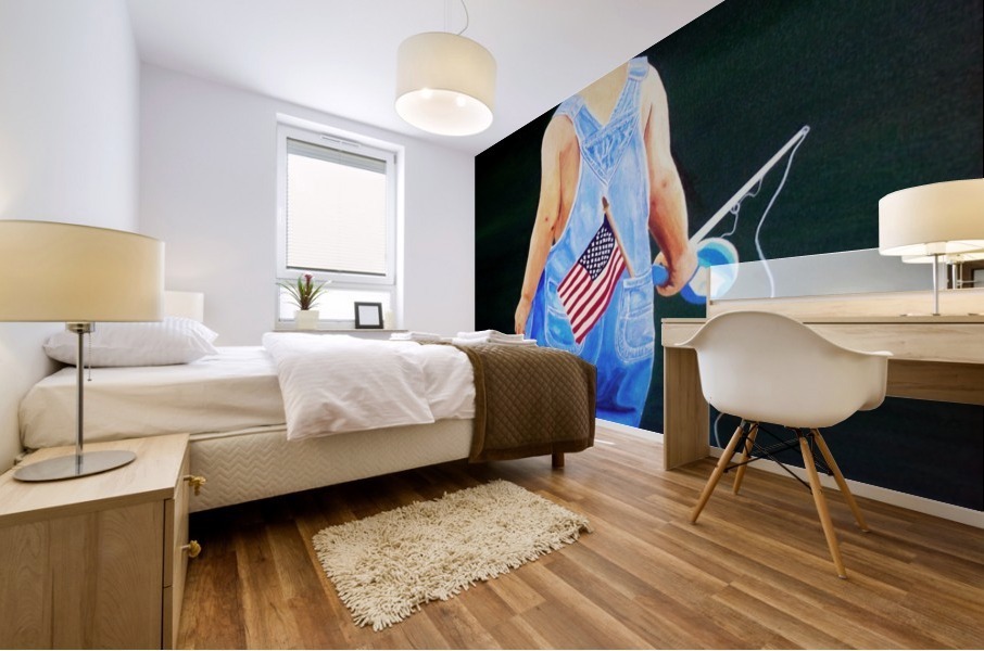 All American Boy Mural print