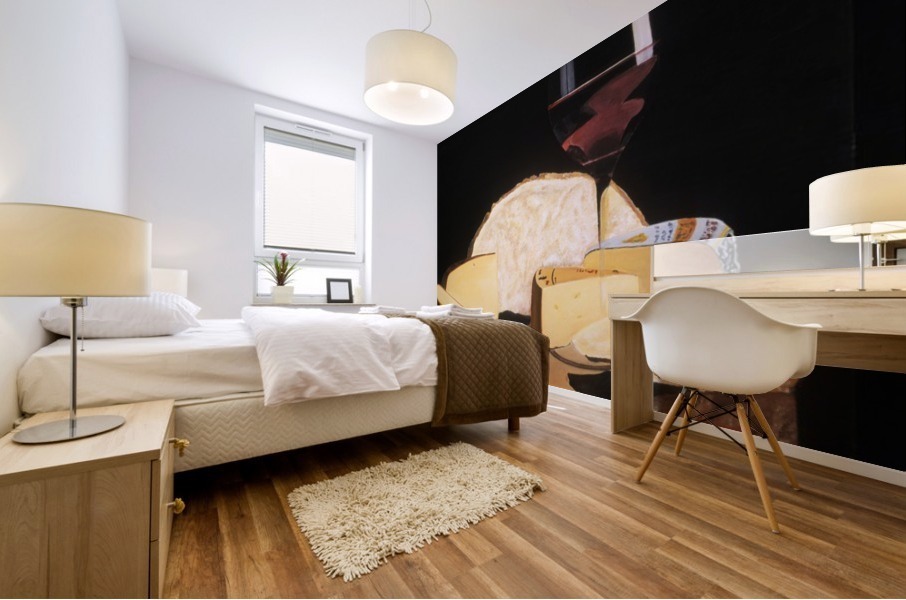 Man Cannot Live on Bread Alone Mural print