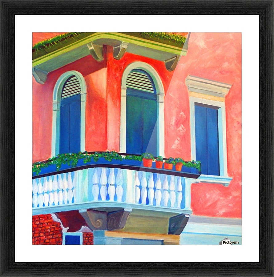 Venice Charm Picture Frame print
