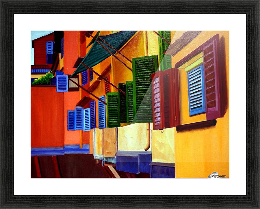 Ponte Vecchio Detail  Picture Frame print