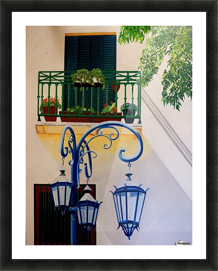 La Boca ShadowsI Picture Frame print