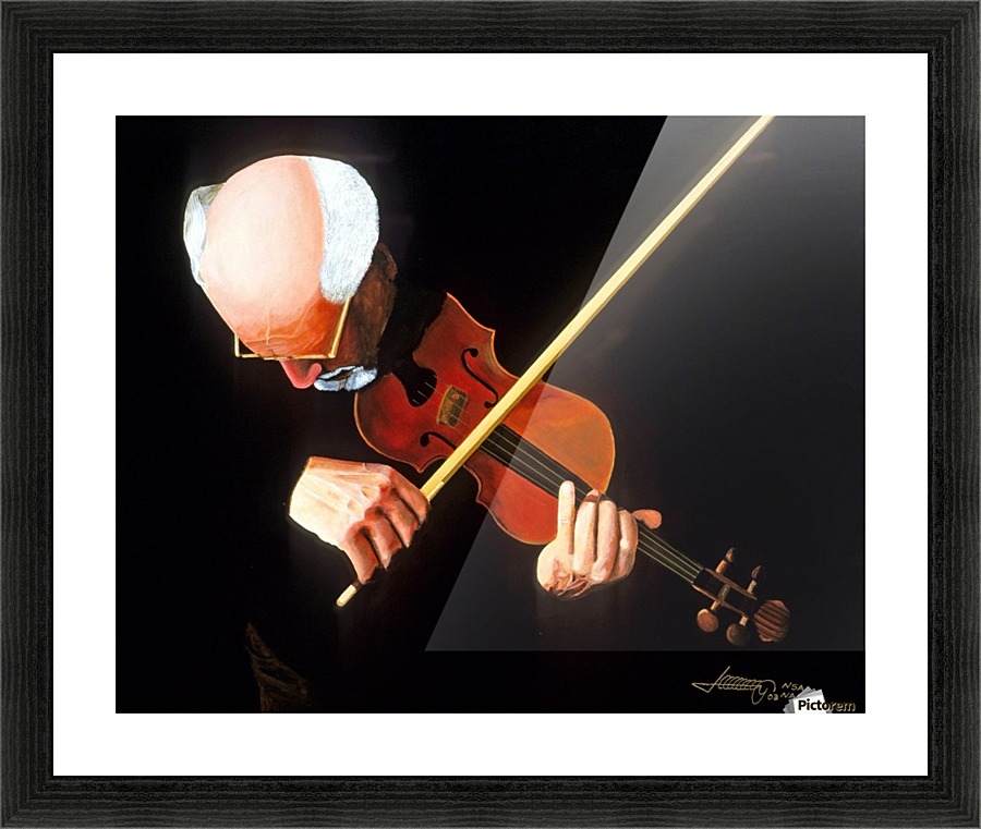 Violin Virtuoso Picture Frame print