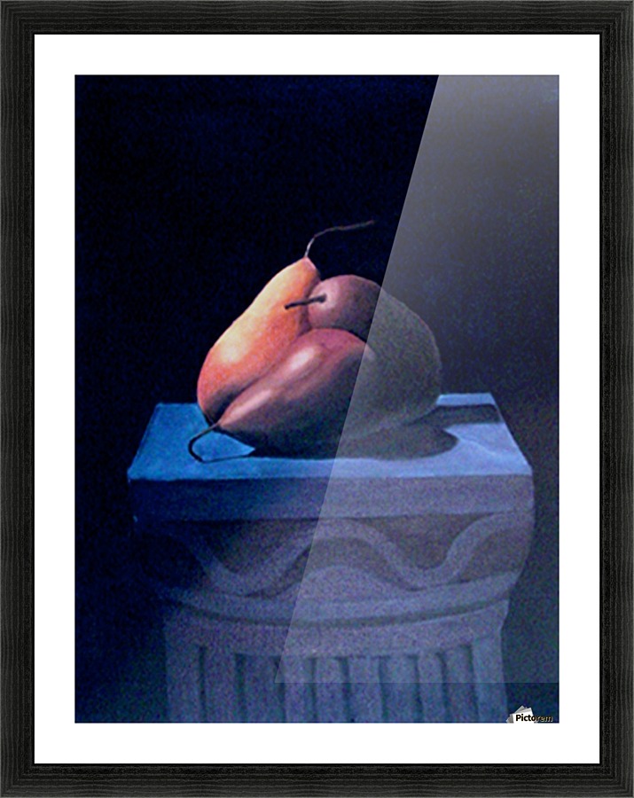 Pears on on a Pedestal Picture Frame print