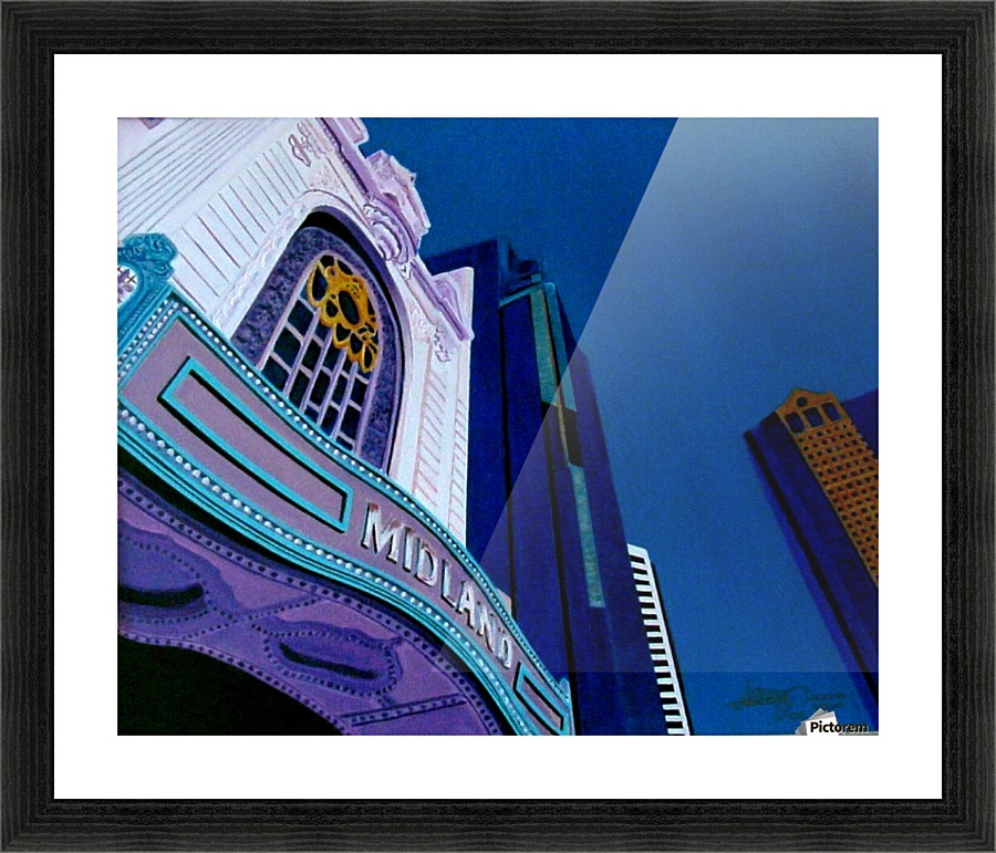MIDLAND THEATER KCMO Picture Frame print