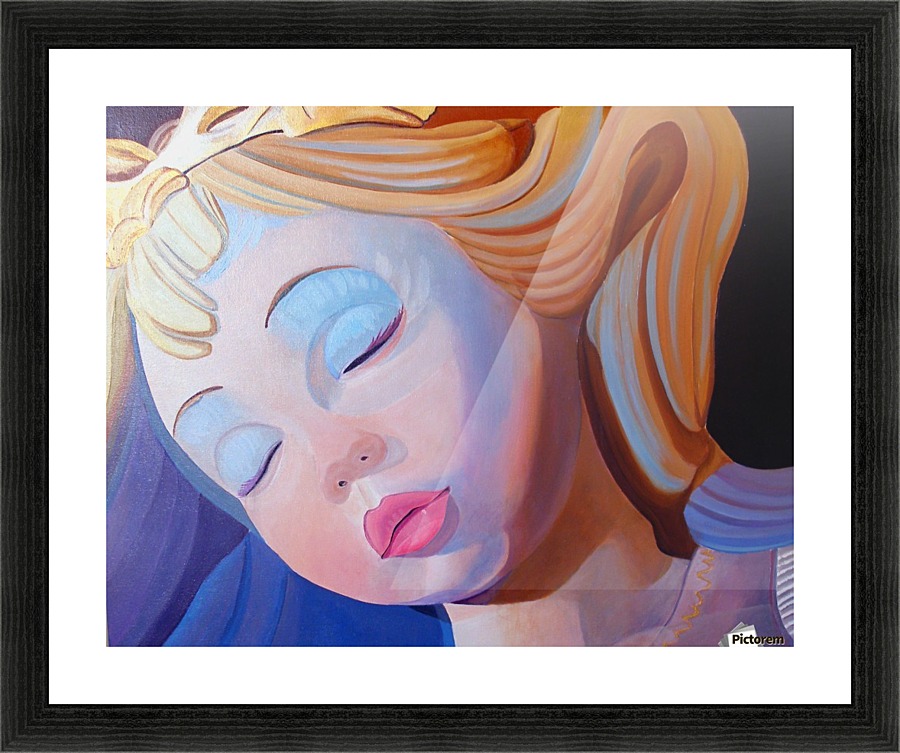 Sleeping Beauty Picture Frame print