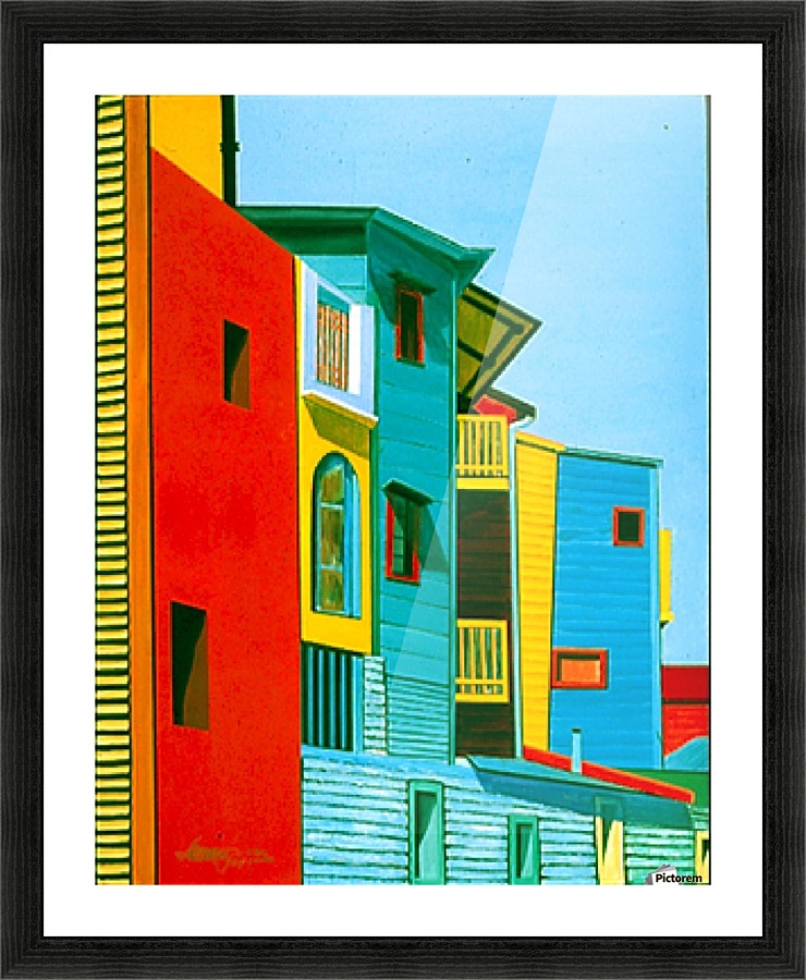 Laboca Streetscape 4 Picture Frame print