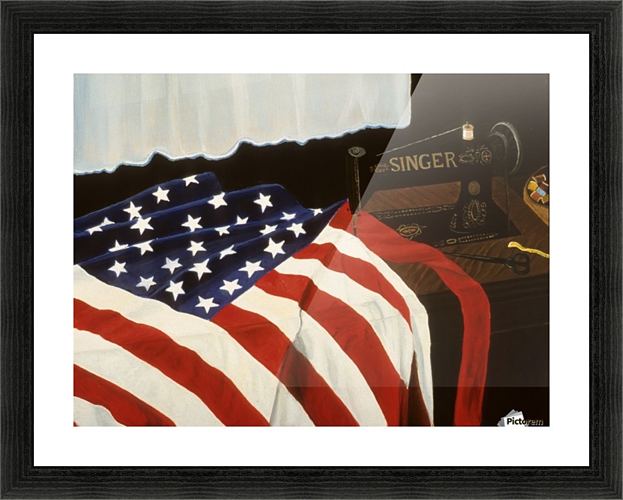 THE LAST STITCHES Picture Frame print