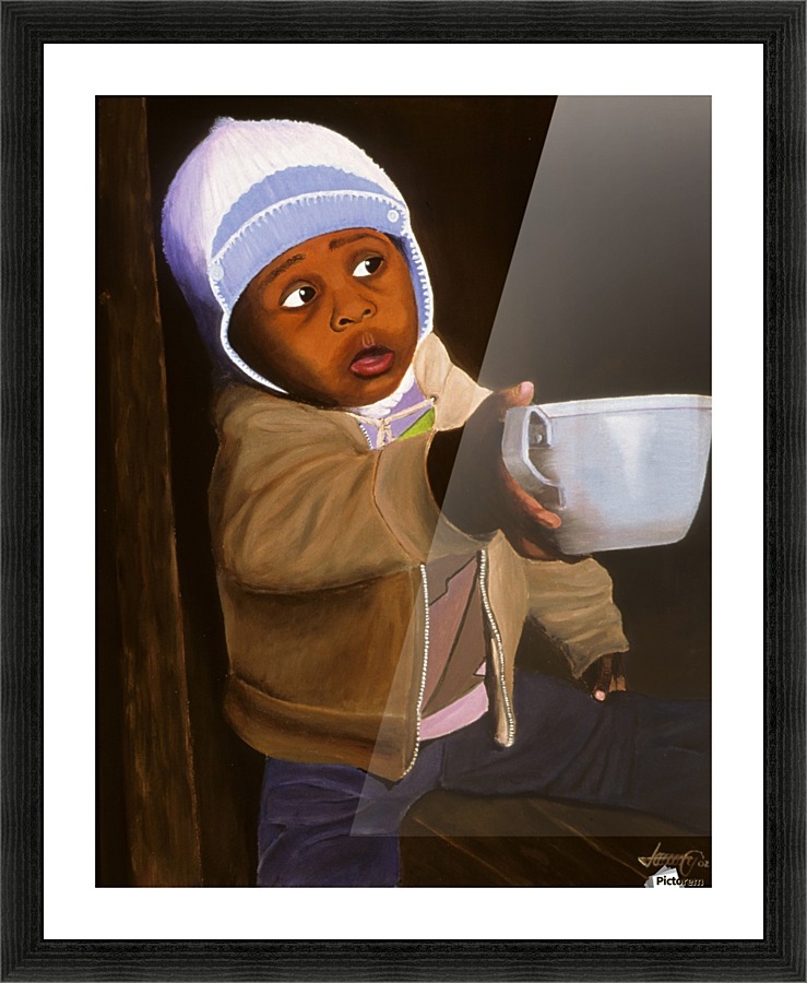 Empty Cup Picture Frame print